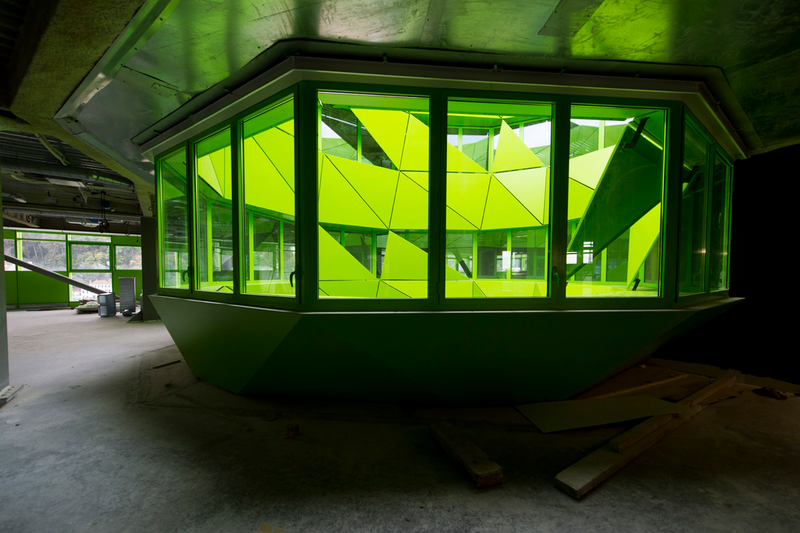 Illustration for article titled Euronews' Alien HQ in Lyon Is Staring At You
